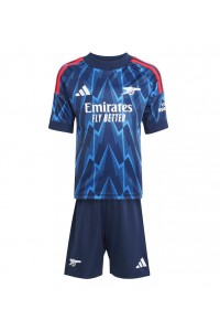 Fotbalové Dres Arsenal Dětské Venkovní Oblečení 2025-26 Krátký Rukáv (+ trenýrky)